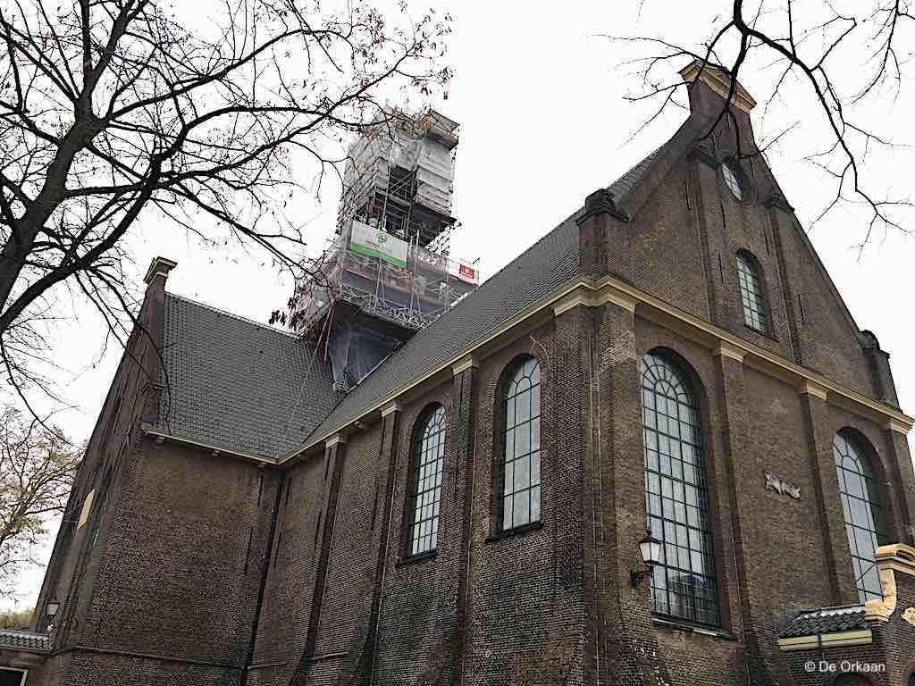 bullekerk toren steigers