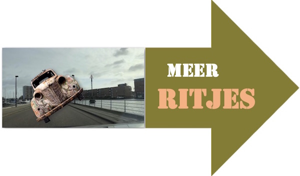 rijden op niks af pijl