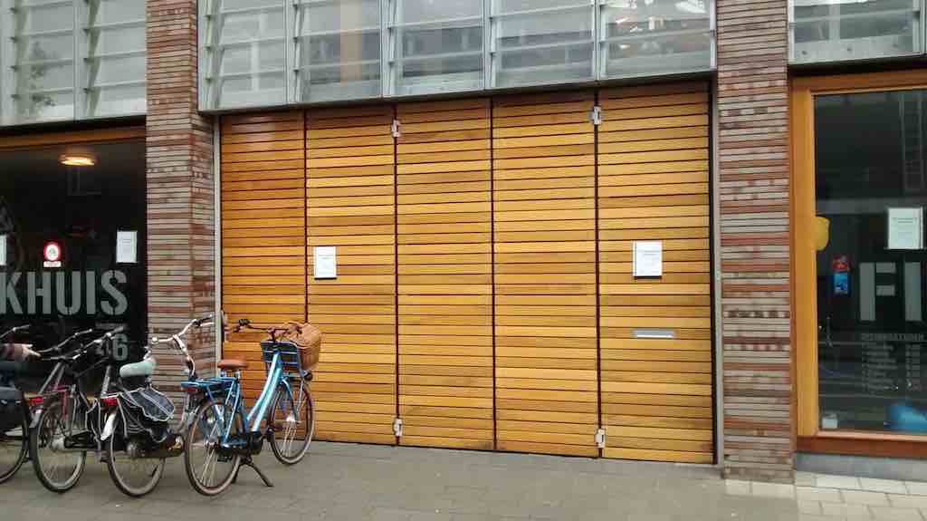 fietsenpakhuis dicht
