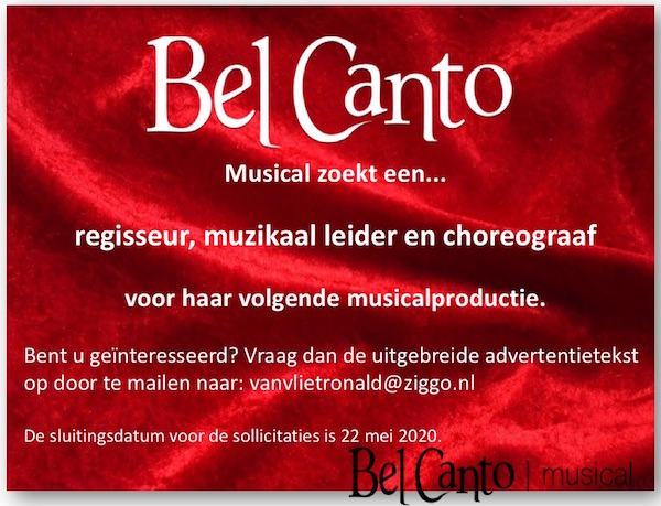 bel canto advertentie