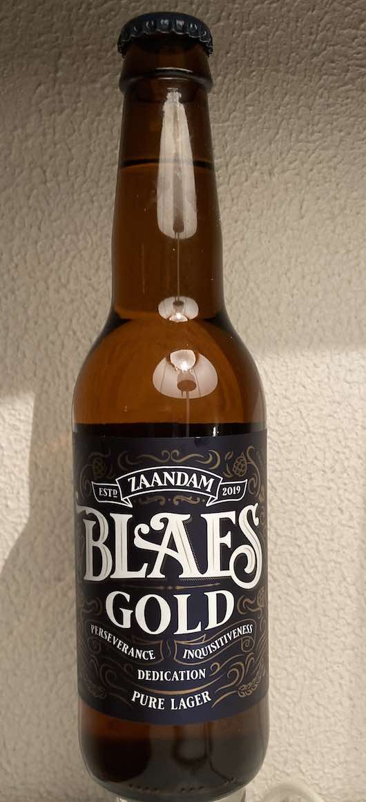 Nieuw Zaans bier Blaes Gold De Orkaan