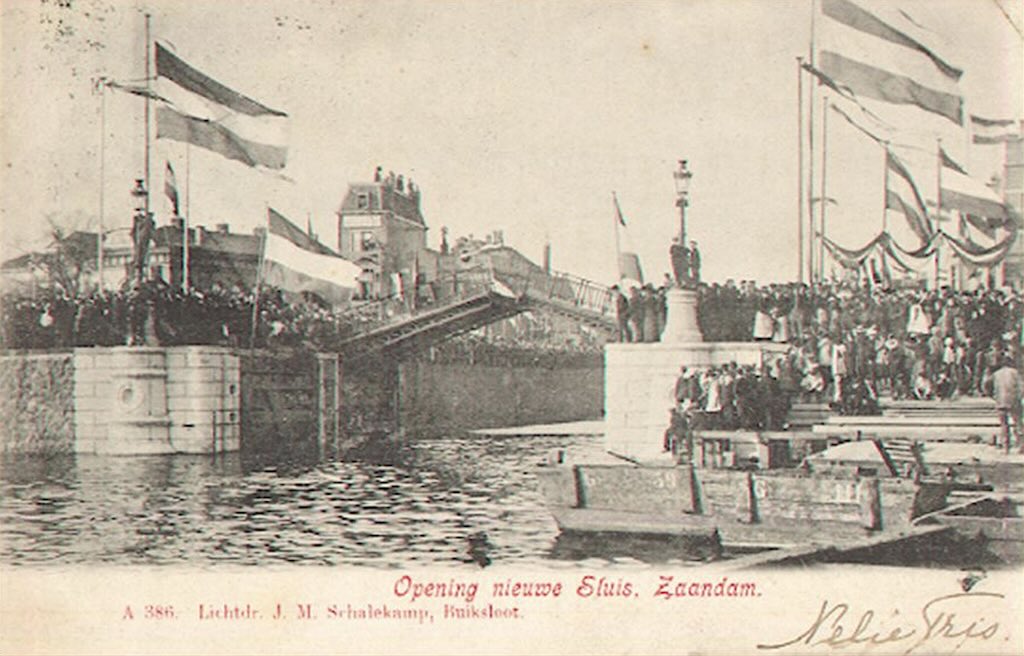 Fototijdreis: Wilhelminasluis (Zaandam)