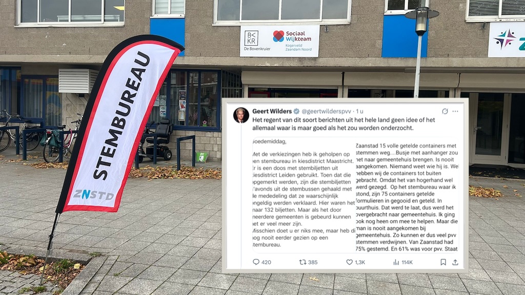 Wilders serveert Zaanstad een broodje aap…