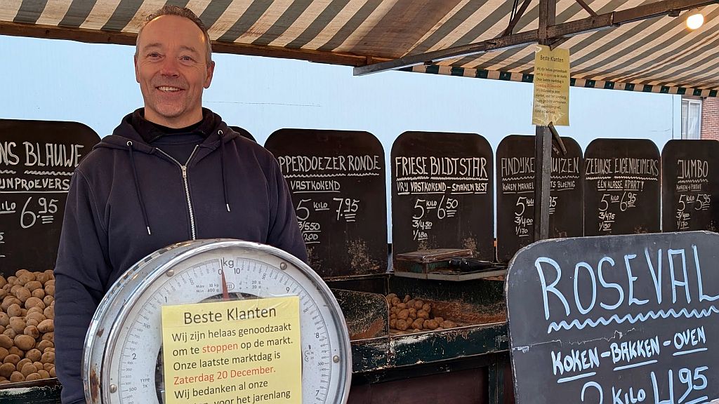 Aardappelman Dennis verdwijnt gedwongen van de markt