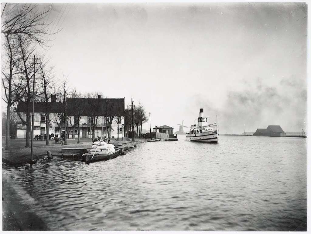 Fototijdreis: Zaanbocht Wormerveer