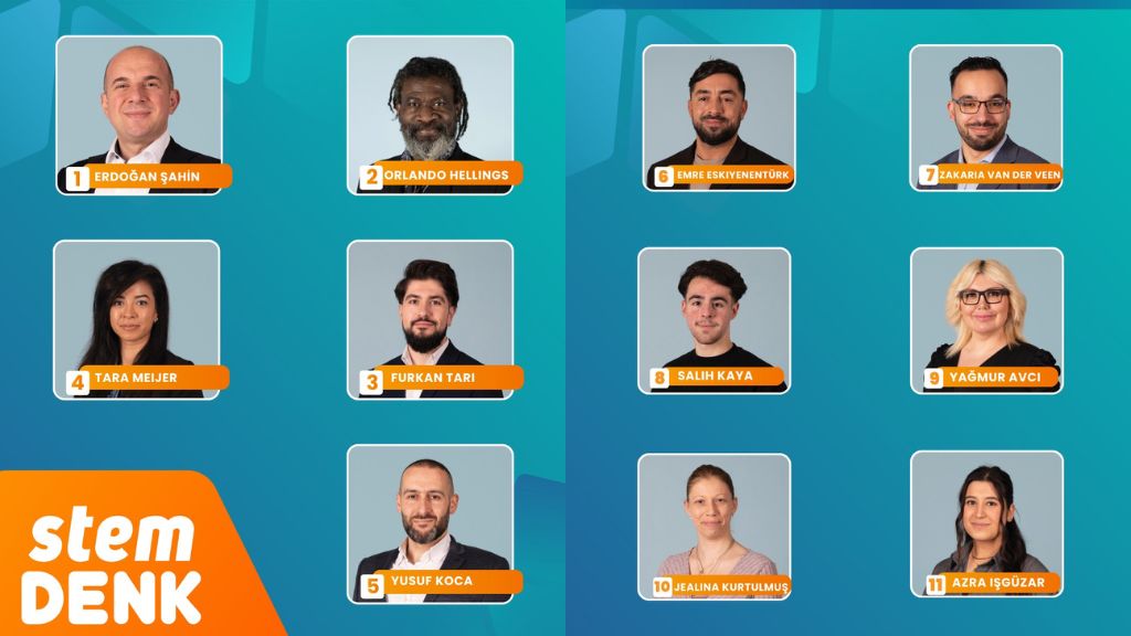 Kandidatenlijst DENK met ‘sterke wortels in de wijken’