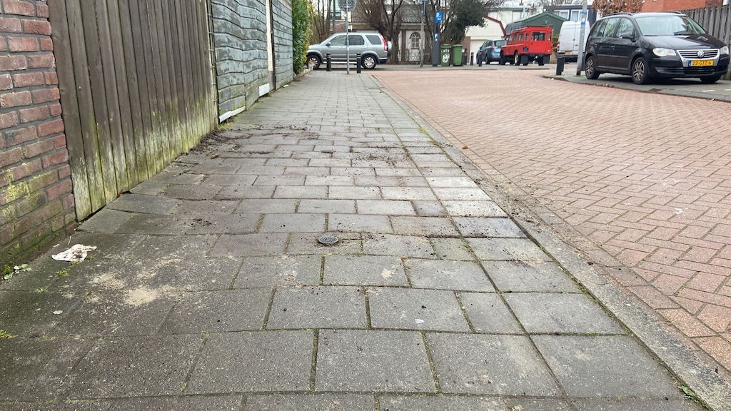 Warme douche! Skeve tegels Groenland opgelost